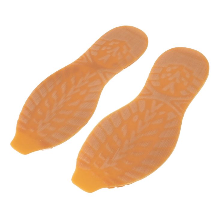 1 Pair Shoe Sole Replacement Rubber Full Bottom Non Slip V Shape Repair Material