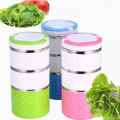 Multi functional 3 / Three Layer Lunch Box Set - Can Use each box separately. 