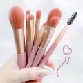 8Pcs/set Makeup Brushes Portable Travel Soft Hair Eye Shadow Brush Powder Foundation Brush Professional Women Cosmetic Brush Beauty Tools. 