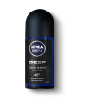 Nivea Men Deep Black Charcoal Dark Wood Anti-Perspirant Roll-on - 50ml. 