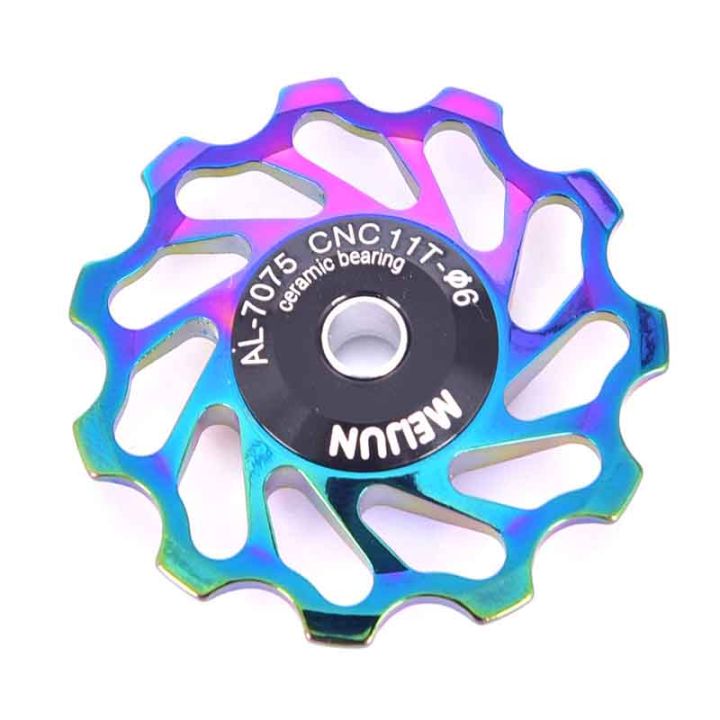 11T 13T Bike Ceramic Pulley Aluminum Alloy Rear Derailleur Bearing