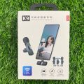 K9/K35/K8 Wireless Dual And Single Professional Lapel Lavalier Microphone Remove Noise For Typ c Or 3.5mm Audio Jack.