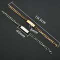 Sifisrri Engraved Name Letter Date Bracelets Women Men Stainless Steel Adjustable Bangles For Boys Girls Kids Jewelry Gift.