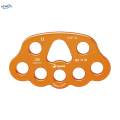 8 Holes Rigging Plate Climbing Paw 4500kg High Strength Work Descender Abseiling Hardware Accessories Equipment.