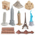 GC 10pcs World Architectural Models Cognitive Characteristic Landmark Architectural Ornaments Toys For Kids. 