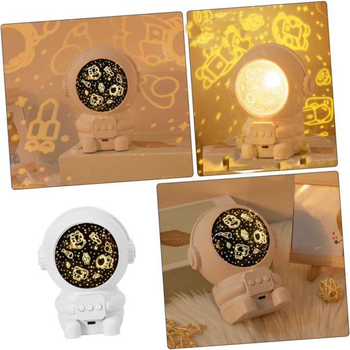 Starry Sky Lamps Robo Astronaut Projector Lamp LED Night Light Home Interior Christmas Decor Bedroom Children's Birthday Gifts