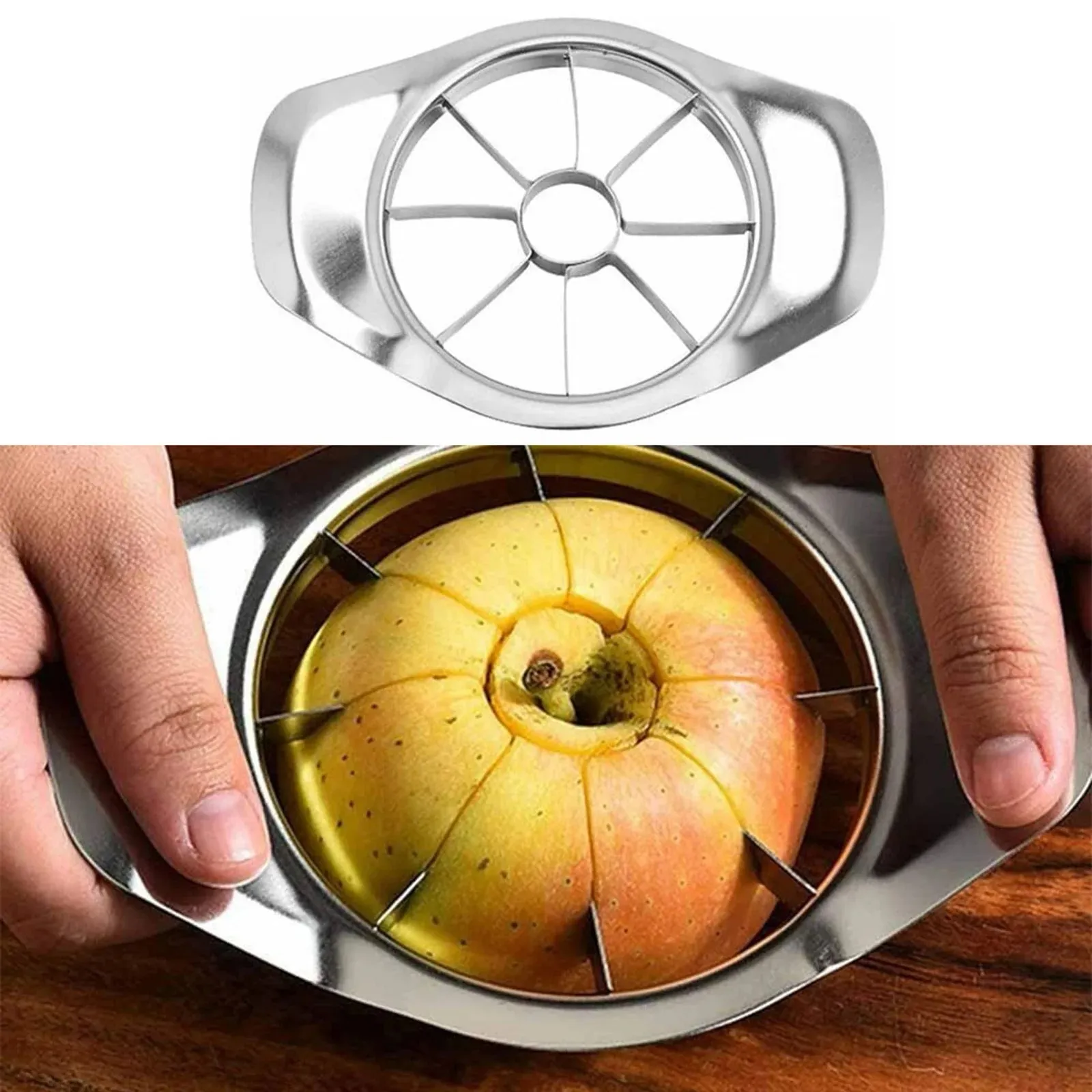 Spring Apple Cutter Apple Cutter Comfort Handle Stainless Steel Vegetable Fruit Tools ...