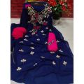 Exclusive New collection Weightless Georgette Embroidery Salwar Kameez For Women-3 pcs - Dress For Girls - 3 Pice Dress - Three Piece.