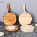 Wooden Tortilla Press Dumpling Wrapper Presser for Pizza Pastry Pancakes. 