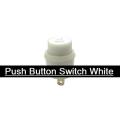2Pcs- WHITE ROUND Momentary 2 Pin Push Button Switch AC 250V 6A 2 Terminal On Off Momentary Push Button Lockless Power Reset Push Switches .