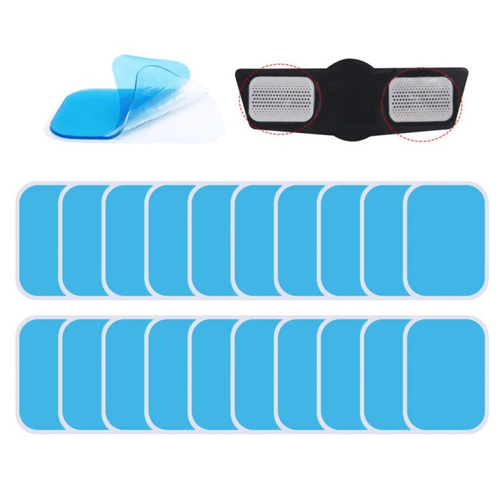 20/10pcs Gel Pads Ems Muscle Stimulation Replacement Patches Abs Trainer Self Adhesive Massage Pad Eletric Body Emsculpt Machine