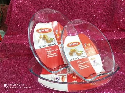 Pirex%20Oven%20Proof%20Glass%20Serving%20Dish%20-%20Transparent%203%20Pcs%20Set.%20Oven%20Use%20And%20Serving%20Dish%20And%20Bakeware.%20-%20Image%203