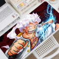 Pad Gamer Keyboard Desktop Mouse Pad Ruler Luffy Mouse Pad New Anime One Piece Gear-5 L-Rubber Mouse Durable Inch Gaming Keyboard Pad. 