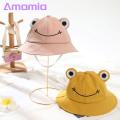 Amamia Fisherman Hat Wide Brim Cute Frog.