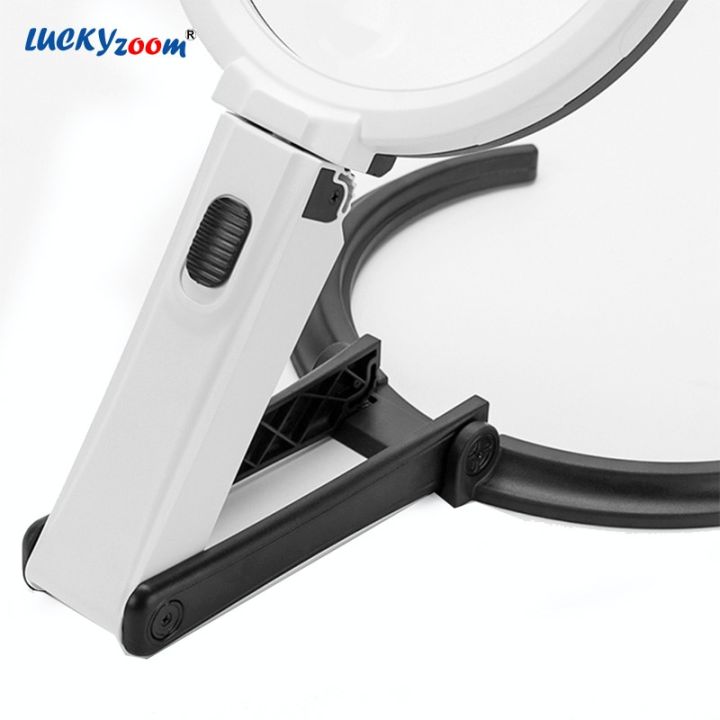 130MM%20Large%20Reading%20Magnifier%201.8X%205X%2012%20LED%20Foldable%20Magnifying%20Glass%20EU%20Plug-in%20Illuminated%20Magnifier%20Lamp%20Table%20Read%20Lupa%20-%20Image%205