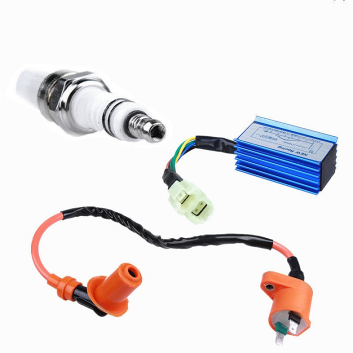 Performance CDI Coil & Spark Plug Kit For GY6 50cc-150cc Scooters – Racing Ignition Set
