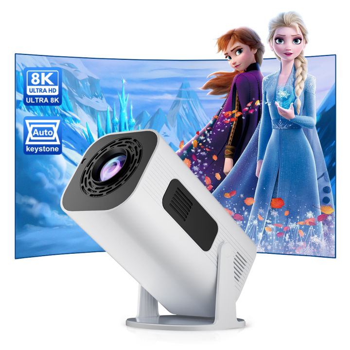 Salange P330 Mini Projector 280 ANSI 4K Native 1080P Wifi6 BT5.0 Android 11 Cinema Outdoor Video Game Console