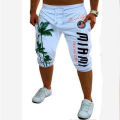 Stylish White Color Three Quarter Pant For Men's.