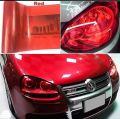 30x60cm Car headlight film transparent Red vinyl Self Adhesive Car vinyl Light Sticker Smoke FogLight Headlight Tint Film For Car Wrap. 
