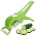Manual Vegetable Cutter - Green. 