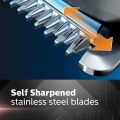 HTC AT-509 Rechargeable Men’s Beard Trimmer Self-Sharpening Blades for Beard and Hair Care. 
