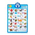Interactive Alphabet Wall Chart Talking ABC & 123 & Music Poster Early Education for Boys & Girls Age 3+. 