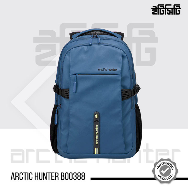 ARCTIC HUNTER B00388 Business and Travel Backpack With Laptop Compartment Blue