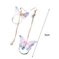 Carat Retro Asymmetric Butterfly Imitation Pearl Earrings Fashion Round Flower Brincos Long Statement Wings Earrings Jewelry. 