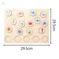 Life Cycle Puzzle , Cycle Tray, Cartoons Puzzles Jigsaw for Preschool Infant As Science Toys, Early Educational Toy.