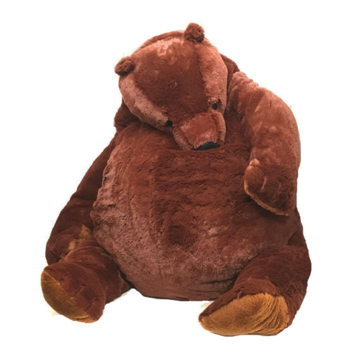40cm%20-100cm%20simulation%20DJUNGELSKOG%20Brown%20Bear%20Giant%20Plush%20Teddy%20Bear%20Toy%20Stuffed%20Animals%20Soft%20Cushion%20Girl%20Kids%20Birthday%20Gift%20KEEMEEUYZO%20-%20Image%207