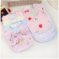 4 pcs cotton Bib for kids-Multicolor (china). 