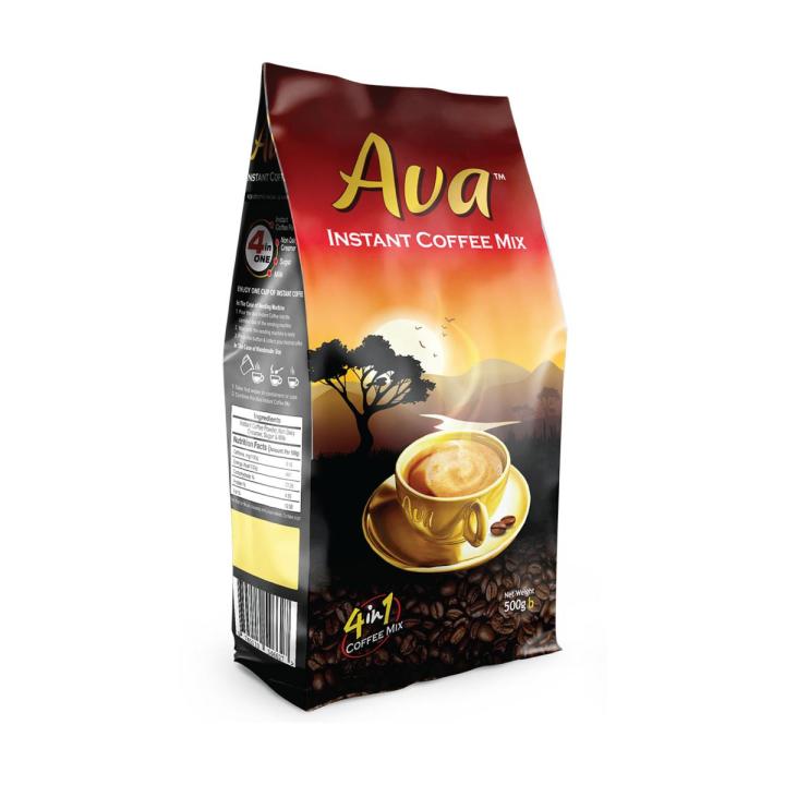 AVA Instant Coffee Mix - 500gm | Rich Taste & Aroma For The Perfect Start To Your Day | 100% Pure Coffee Mix