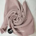 Hijab Pearl Locked Chiffon Georgette Premium Quality Size : 90 Inch X 30 Inch - Hijab Collection - Hijab Collection - Hijab - Hijab Collection - Niqab. 