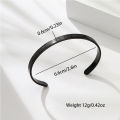 New Stylish Ayatul Kursi Cuff Bracelet Custom Engraved Quotes Bangle For Men Arabic Style For Men.