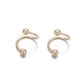 Heart-Shaped Girls Elegant Women Five-pointed Star Ear Cartilage Helix Piercing Stud Earring Jewelry Accessories Korean INS Style Stainless Steel Spiral Twisted Stud Earrings.