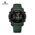 NAVIFORCE NF7104 Electronic Multi-function Trendy Waterproof Luminous Silicone Strap Birthday Gift Watch. 