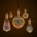 E27 110V 220V 3D Night Light Star s Effect table Lamp Decoration Bulb bedside Home Room Decor Light Luminaria G80 G125. 