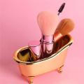 Bathtub Soap Dish, Plastic Soap Holder Tray Mini Bathtub Desktop Organizer for Makeup, Cosmetics, Bathroom Accessories Miniature Tub Decorations.