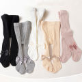 Children's tights Cotton Princess girl render pantyhose baby lovely bowknot panty hose thin new little girl Tights. 