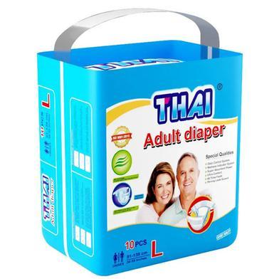 Thai Adult Belt Diaper L | 10 Pcs (91-139cm)