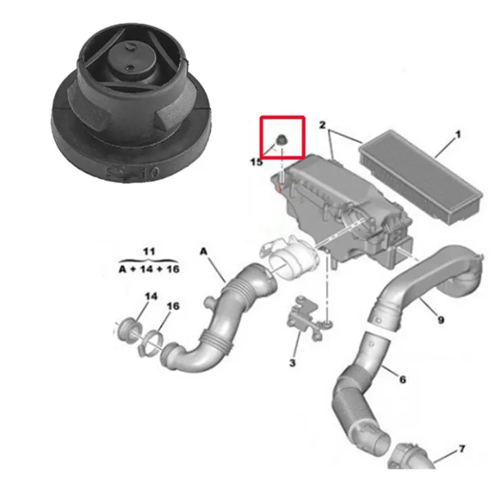 10Pcs%20Car%20Air%20Filter%20Rubber%20Insert%20Grommet%20for%201.6%20Diese%201422A3%201422.A3%20Hood%20Rubber%20Gasket%20Car%20Accessories%20-%20Image%204