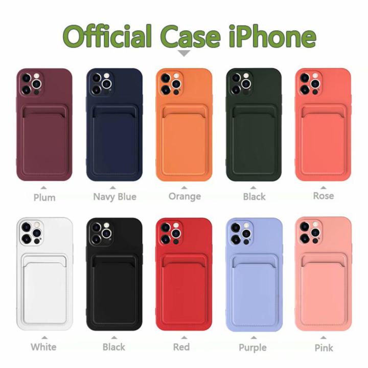 Olige Case For iPhone 13 12 11 Pro Max X XR XS Max With Card
