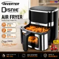 Disnie DAF-6.5L-V2 Healthy Air Fryer, 6.5L Large Capacity, 1500W, Digital Touch Screen, Inverter Technology, 360° Air Circulation, Oil-Free Crispy Fries.