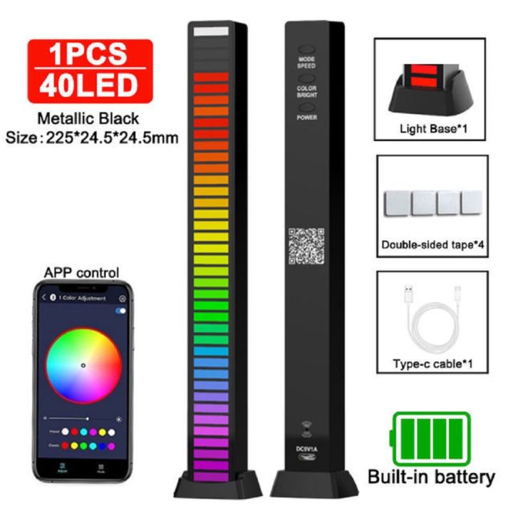 FTOYIN%20Creative%20RGB%20Music%20Sound%20Light%2032/40/3D%20Metalblack%20Wireless%20Music%20Rhythm%20Light%20APP%20Control%20USB%20Rechargeable%20LED%20Light%20Bar%20-%20Image%207