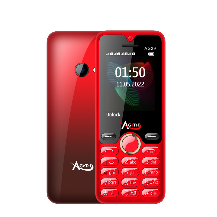 4 SIM Agetel AG 29 feature phone