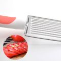 Tomato Lunch Meat Slicer Vegetable Cutter Stainless Steel Ham Fruits Cutter Practical Kitchen Accessories Non-slip-Blue.
