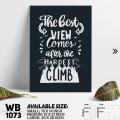 Motivational Quote Wall Canvas Poster For Wall Decoration Canvas Wall Decor Art For Wall - WB1073 - Neo Print - Minimalistic Sophistication. 