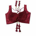 Sleeveless Blouse For Women Maroon Color- Blouse For Women. 