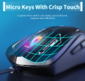 Onikuma CW917 Wired Gaming Mouse | Black 6 Button. 
