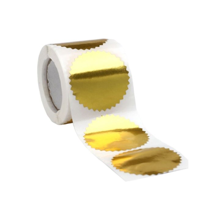 100/250PCS%2045mm%20Silver%20Golden%20Redness%20Certificate%20Wafer%20Company%20Seal%20Labels%20Stickers%20for%20Embossing%20Award%20-%20Image%204